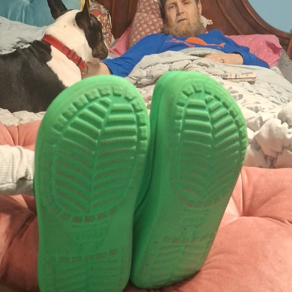 CROCS Kids Green Rain Boots - Picture 5 of 7